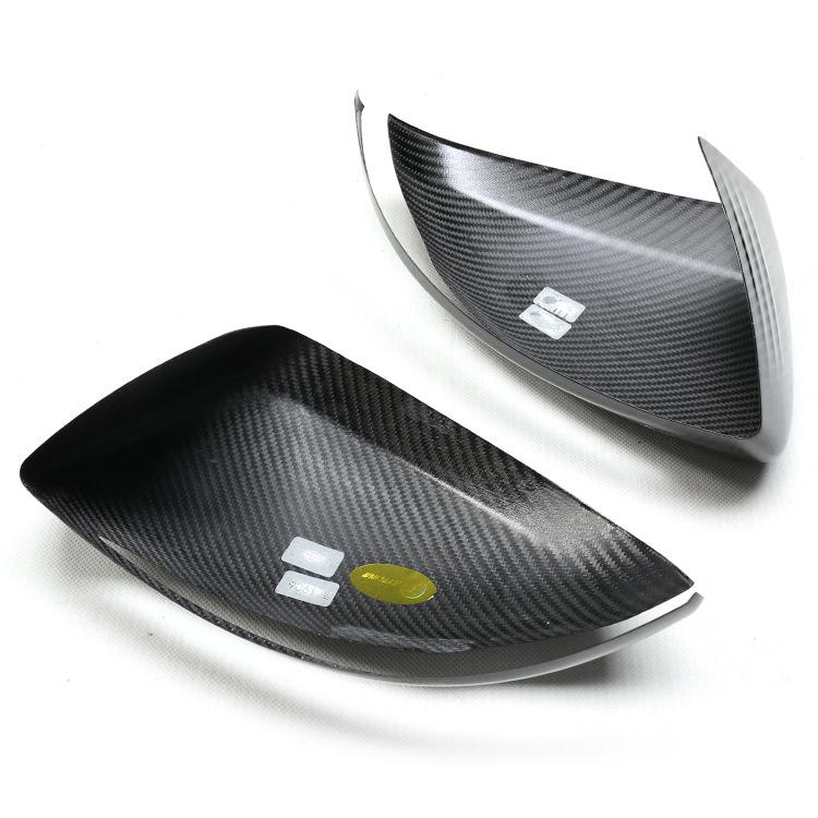 Carbon Fiber Rearview Mirror Cover Housing for Mercedes Benz W205 W213 W222 W257 C E S GLC CLS GLA GLB Class Side Mirror Trim