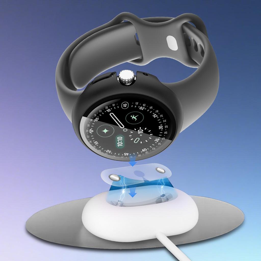 Helper Tool for Google Pixel Watch 4 45mm/4 41mm Watch Cases Charging Adapter Charging Extension No Need to Remove Case Smartwatch Accessories