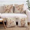 4Pcs Ramadan Moon Star Lantern Cushion Cover Arabic Floral Pillow Case Polyester Home Decor Sofa Living Room Bedroom 2D Flat
