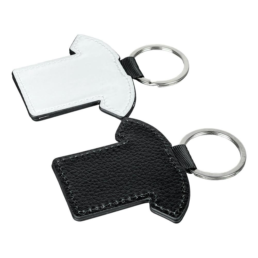 DIY Dye Sublimation Blanks Keychain Creative Double Sides Blank ID Tags Keyring Backpack Decor