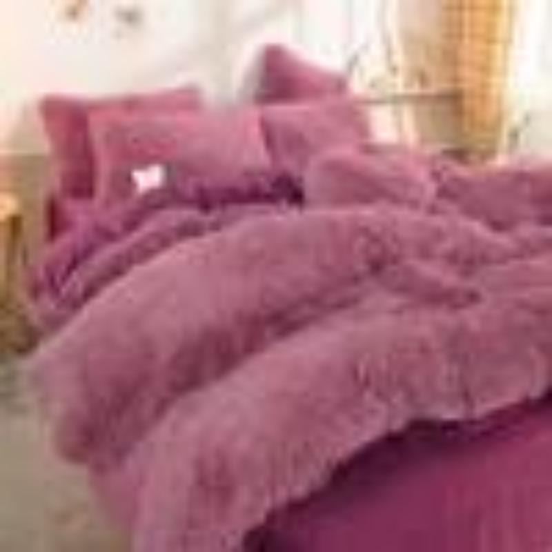 Размер King Size/Queen Size/Twin Size Зимняя юбка-кровать Пододеяльник Наволочка Комплект из четырех предметов Утолщение Теплая спальня Простое постельное белье Высококачественное зимнее белье