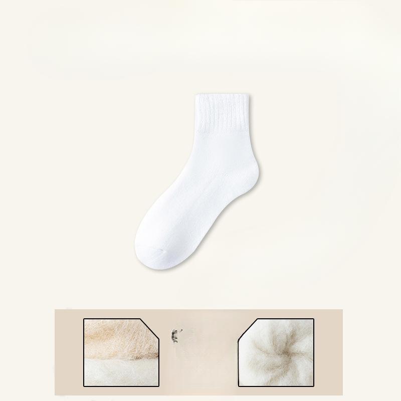 Теплые зимние флисовые носки до середины икры для женщин для сохранения тепла и поддержания тепла во время сна и в послеродовой период. Толстые зимние длинные гольфы до икры для женщин