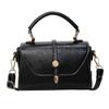 Large Capacity PU Shoulder Bag for Women  Monochromatic Crossbody Bags  Casual Messenger for Ladies  Youth Fashion  New