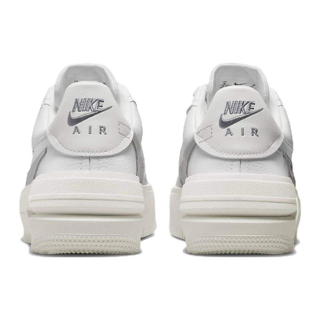 Nike Air Force 1 PLT.AF.ORM Женские кроссовки White Metallic Silver Summit-White Sail Wolf-Grey DJ9946-101