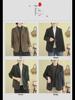 2024 Spring Women's Plus Size Corduroy Cotton Slim Suit Jacket