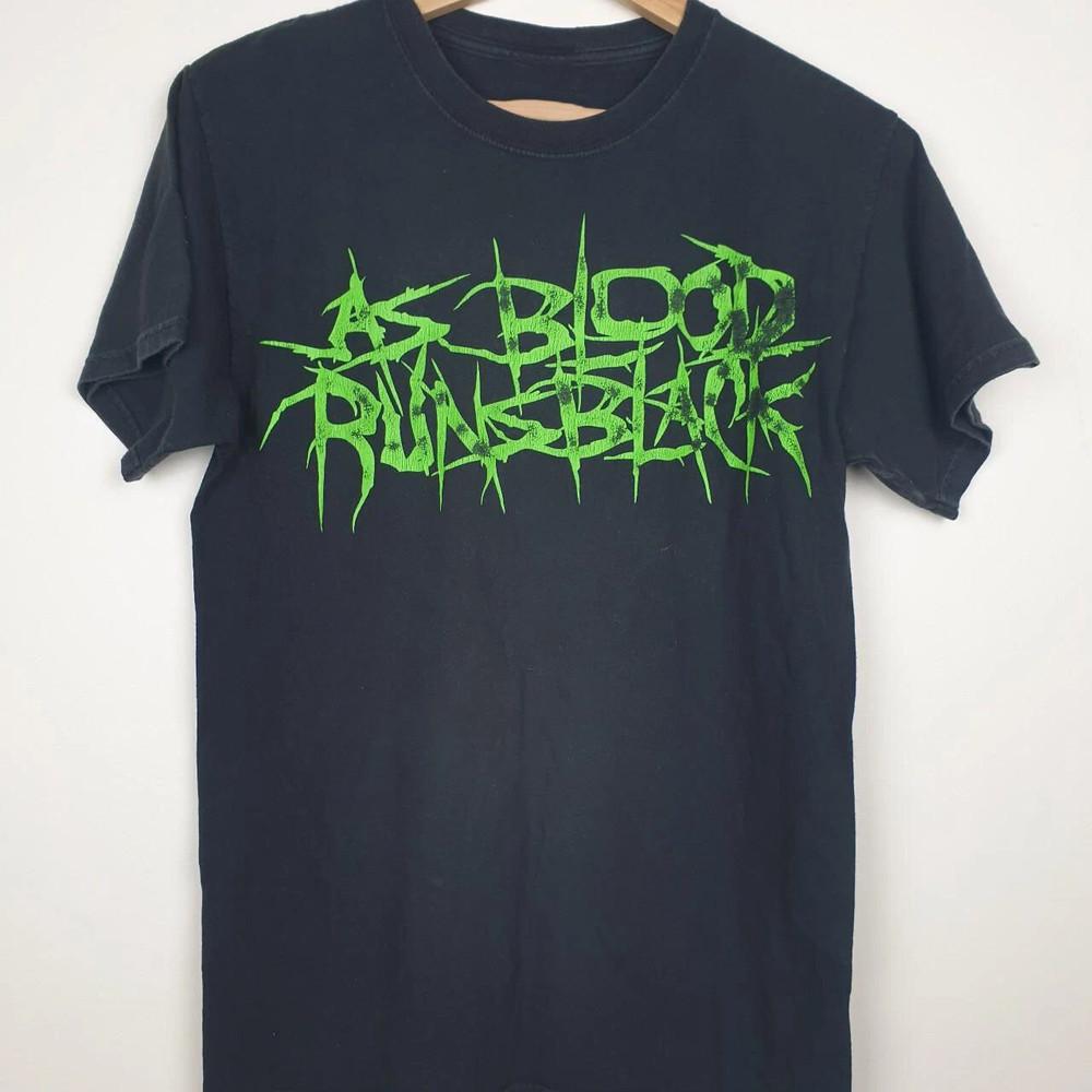 Новая Черная Хлопковая Футболка Группы As Blood Runs Black S-5XL EN862 Унисекс Футболка
