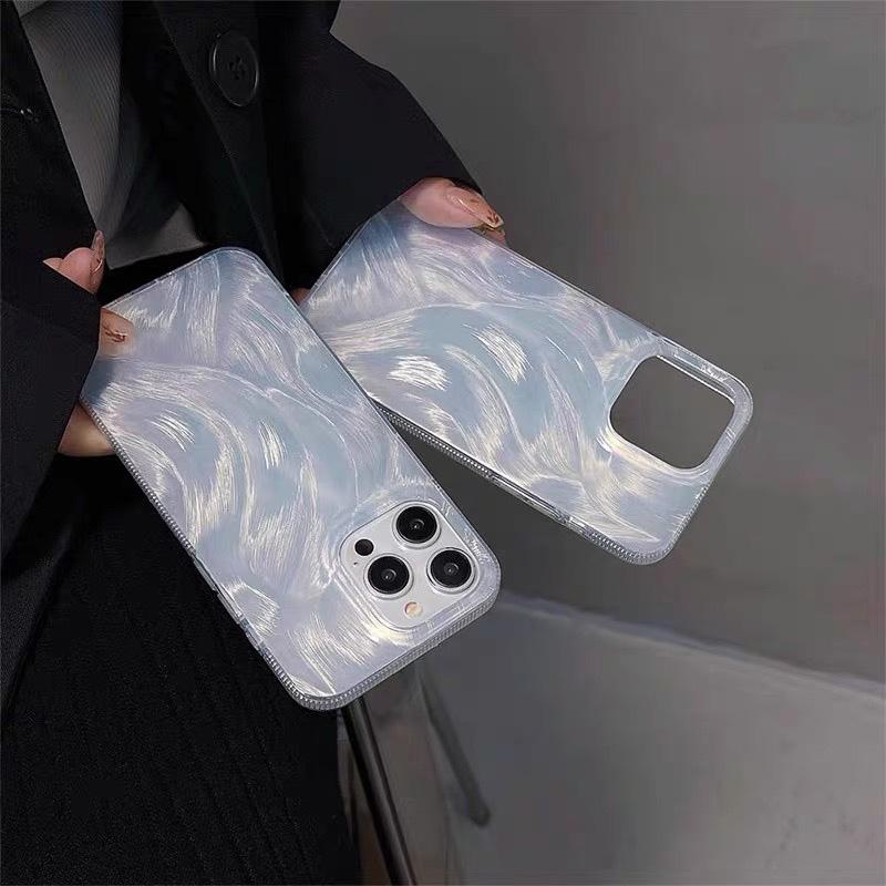 Лазерный чехол для телефона с узором "Камлот" для For Iphone 17 16 Pro 11 12 13 14 15 Pro Max XS XR 7 8 Plus Ударопрочный бампер Чехол