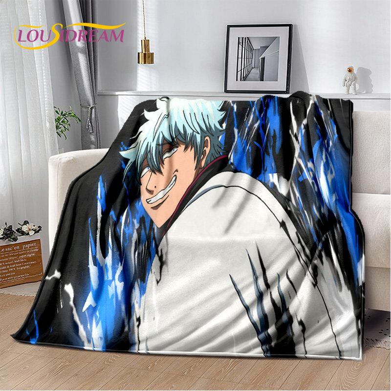 Gintoki Kagura Gintama аниме мягкое плюшевое одеяло, фланелевое одеяло для гостиной, спальни, кровати, дивана, чехол для пикника, детское одеяло