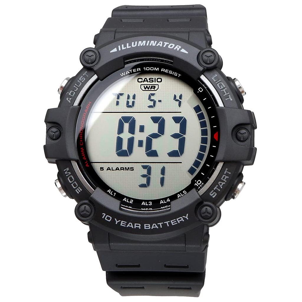 Стандартные цифровые часы Genuine BOX Overseas Model Black [Casio] Мужские AE-1500WH-1AV [Товары]