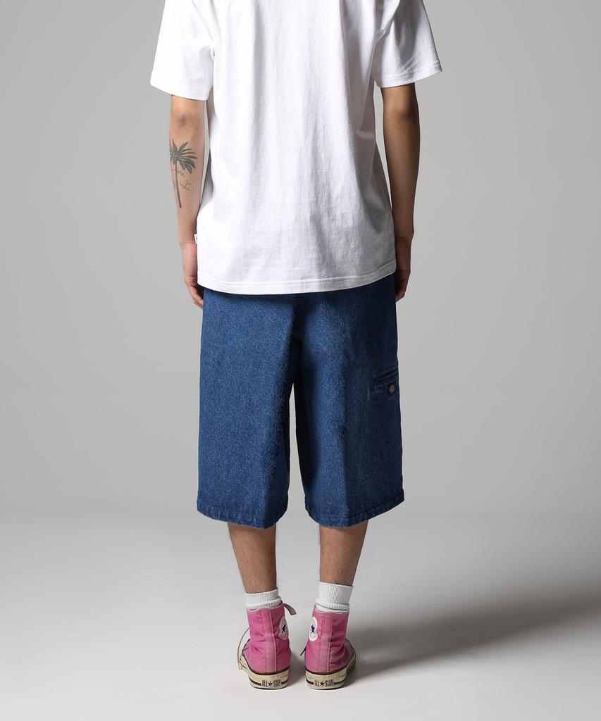 Dickies 42283 Свободные джинсовые рабочие шорты Средне-синие
