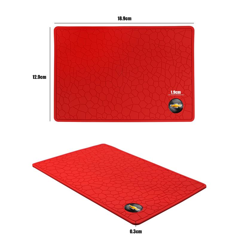 AABHM1 PVC Car Non Slip Mat Dashboard Phone Anti Slip Gel Pad For Chevrolet Cruze Sonic Silverado Trax Camaro Captiva Equinox Lacetti