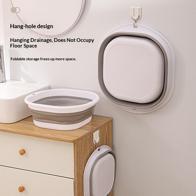 3 шт. Складная раковина Студенческая раковина для общежития Портативная дорожная пластиковая сжимаемая раковина Складная раковина для воды Бытовая