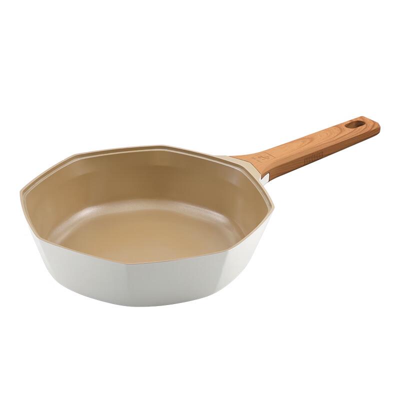 CateMaker Wood-Stone Octagonal Non-stick Frying Pan