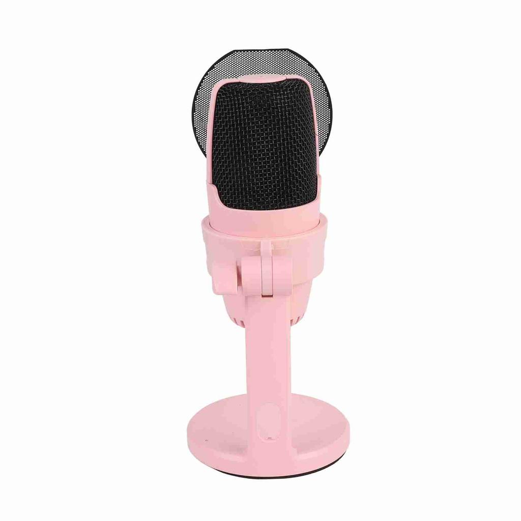 USB Condenser Microphone Cardioid PC Condenser Mic with RGB Light for Gaming Studio Recording Live Streaming