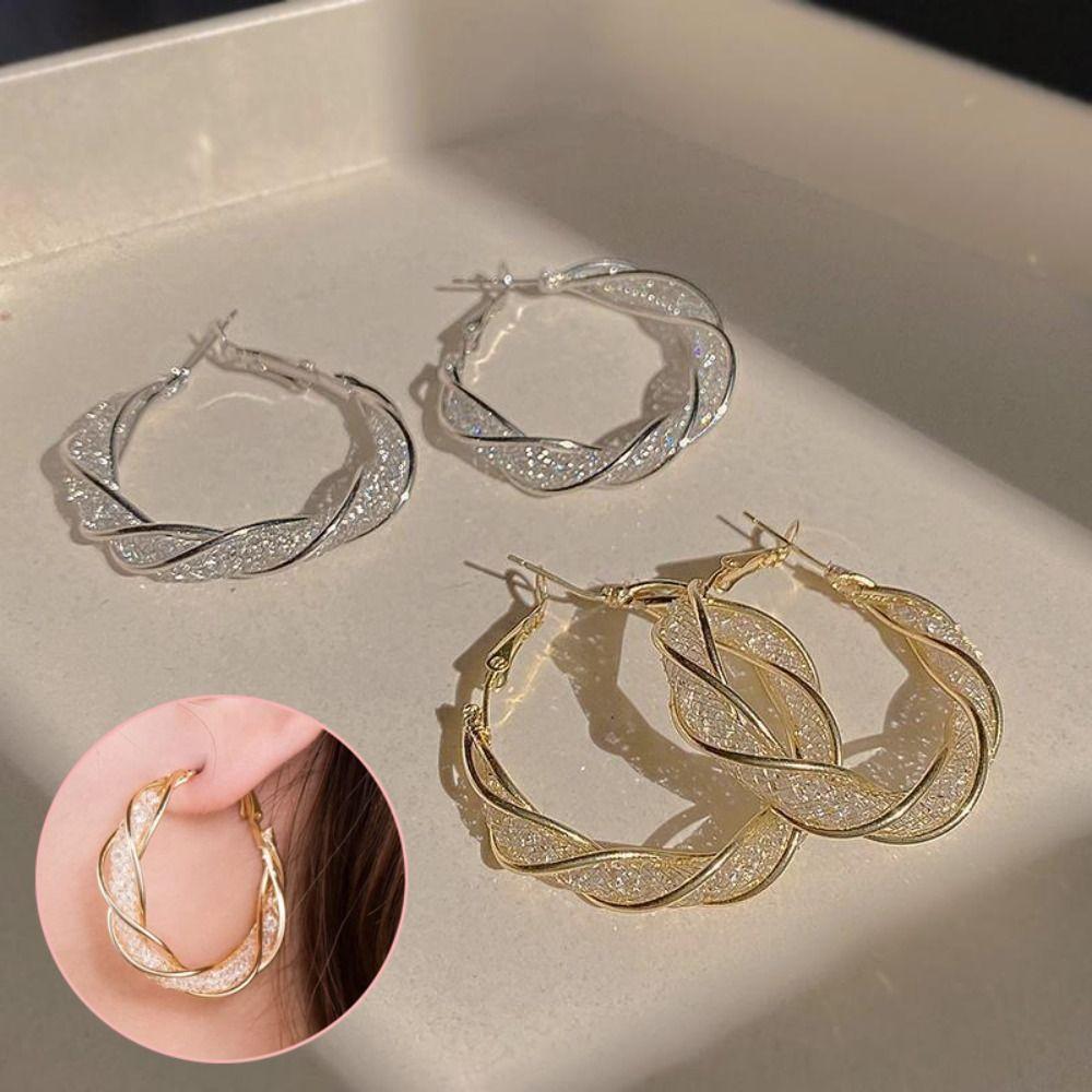 Модные украшения для женщин и девочек, серьги-гвоздики, висячие полые серьги-кольца