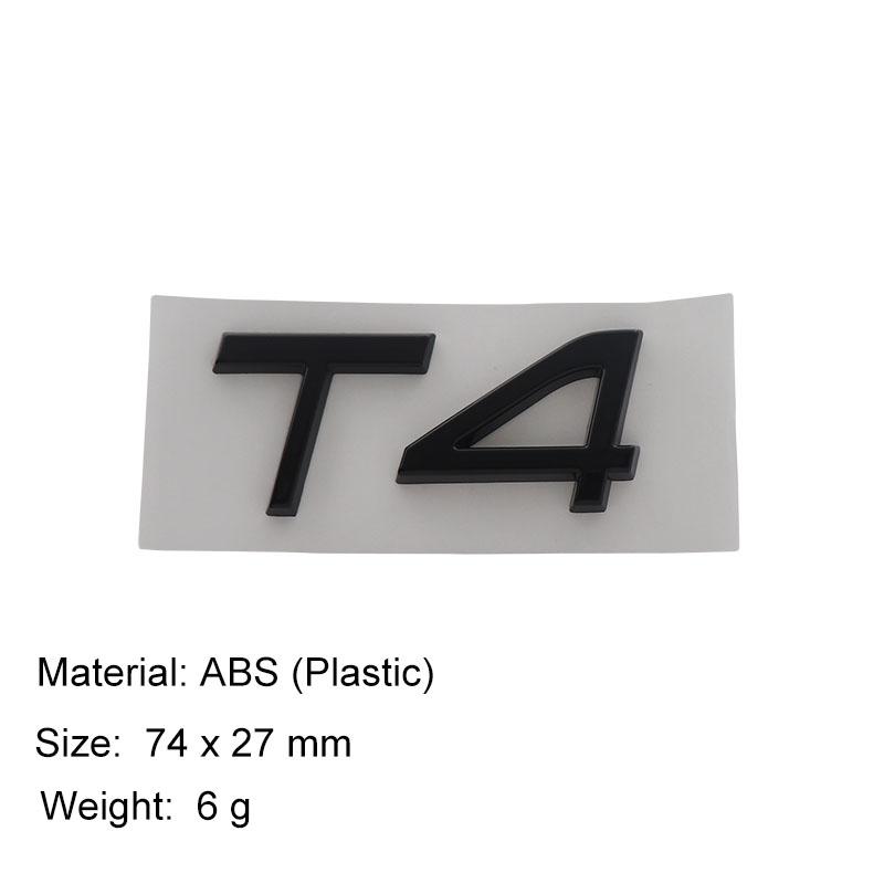 3D Премиум T3 T4 T5 T6 T8 V8 AWD для автомобиля Капот двигателя Крыло багажник Хвост Задняя наклейка Эмблема Значок Стикер