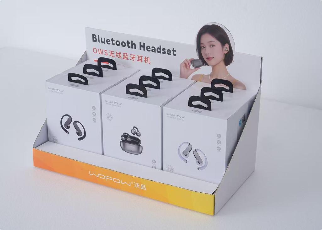 Водонепроницаемые Bluetooth-наушники Wopin OWS Sport: Удобные, Долгое время работы от батареи, Костная проводимость, Премиальное качество