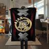 AFC Ajax Printed Flannel Blanket, soft throw for bedroom sofa, washable, fan merchandise, great gift.
