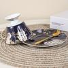 Bone China Coffee Cup and Dish Set Ceramic Afternoon Tea Cup
