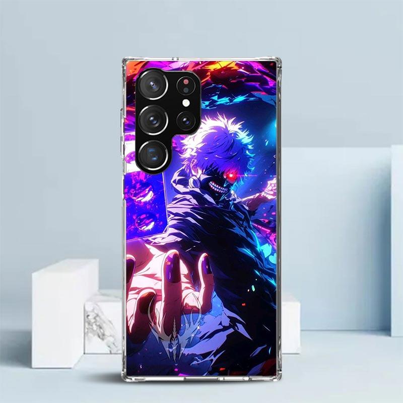 G-Ghoul Tokyo Kaneki Ken Phone Case For Samsung Galaxy S24 S25 Edge S26 Ultra S22 S23 Plus S21 + S20 FE Soft TPU Back Cover Gala