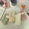 1 пара новых женских однотонных уютных носков из норкового бархата, зимние чулочно-носочные изделия, утолщенные теплые, чистого цвета, для сна, на полу, для дома, пушистые носки Harajuku