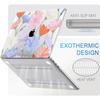 Coque de protection - MacBook - Air 13 Pouces - Ultra Slim - Antidérapante - Motif Fleur