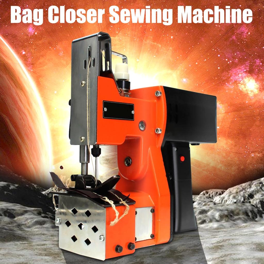 Портативная электрическая швейная машина 100 Вт, запечатывающая машина, 220 В, промышленная машина для шитья ткани с адаптером