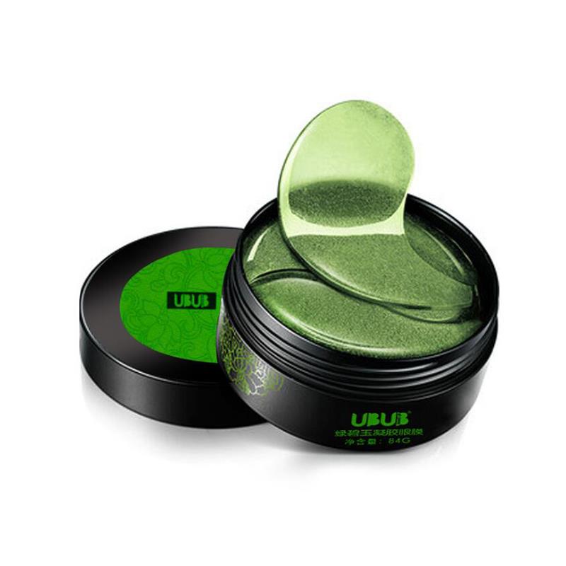 Увлажняющая маска для глаз от мешков под глазами от темных кругов для удаления морщин, зеленые 60 наклеек Seawee Chic