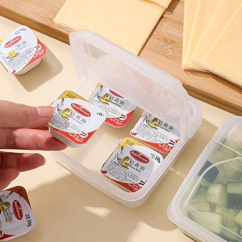 Контейнер для хранения сыра, фруктов и масла с откидной крышкой для лука, имбиря и чеснока