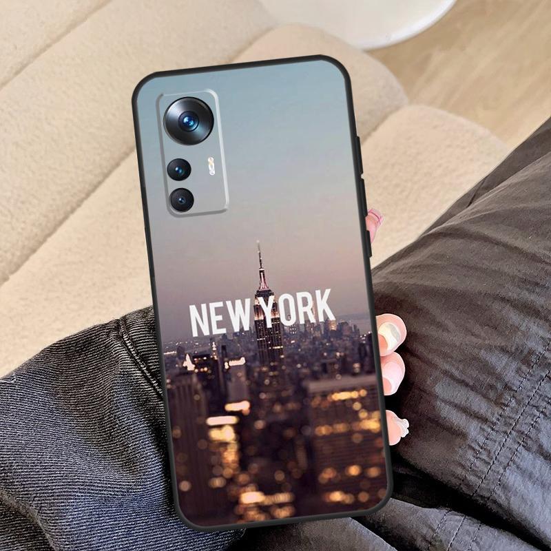 Чехол New York City для Xiaomi 13 13T 12T 11T 12 Lite 14 Pro 12X POCO F5 Pro X5 X3 M5 X4 F3 F4 C65