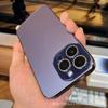 Матовый гальванизированный чехол для телефона IPhone 17 Pro Max 16 15 со встроенной защитой объектива камеры, защита от падений