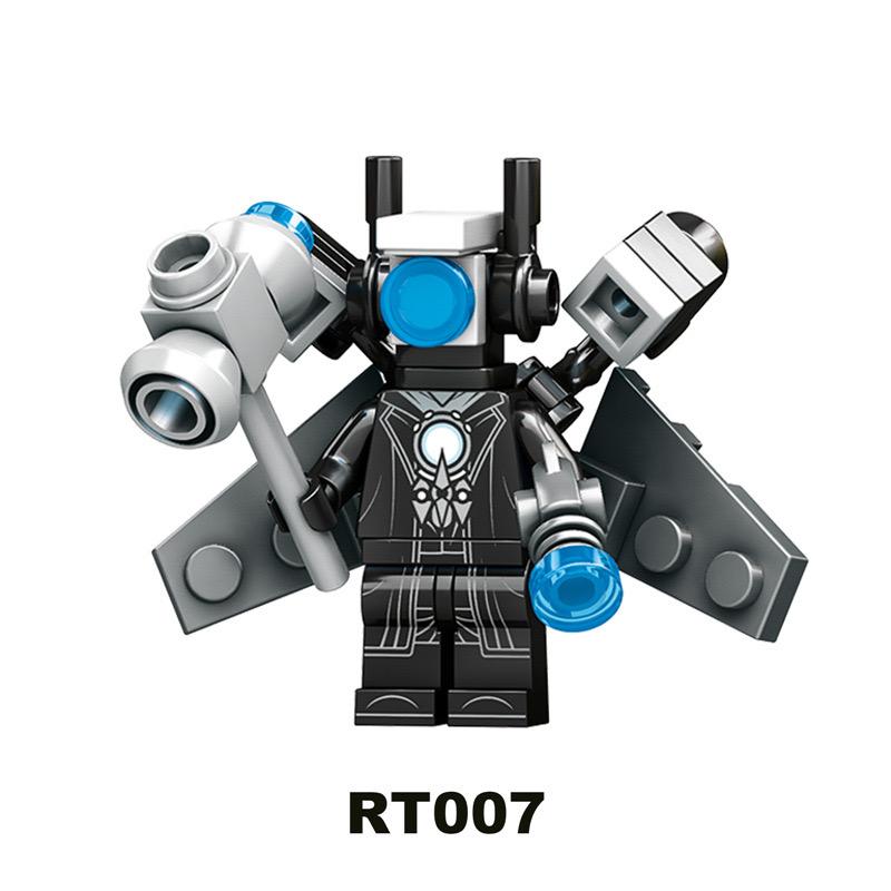 Скибиди Туалет Аниме Мультяшные Кубики Спикермен Телевизормен Оператор Экшн MOC Туалетмен против Монитора Конструктор Аудио