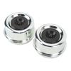 2.44in OD Trailer Axle Dust Cap with Rubber Plugs Trailer Bearing Grease Caps for Boat Trailer Wheel Hub 5,200‑6,000 Lb