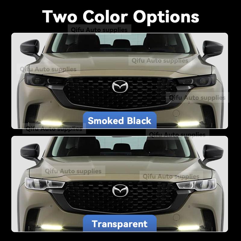 Для MAZDA CX-50 CX50 2026- TPU Защитная пленка для фар с защитой от царапин, дымчато-черная, прозрачная, меняющая цвет