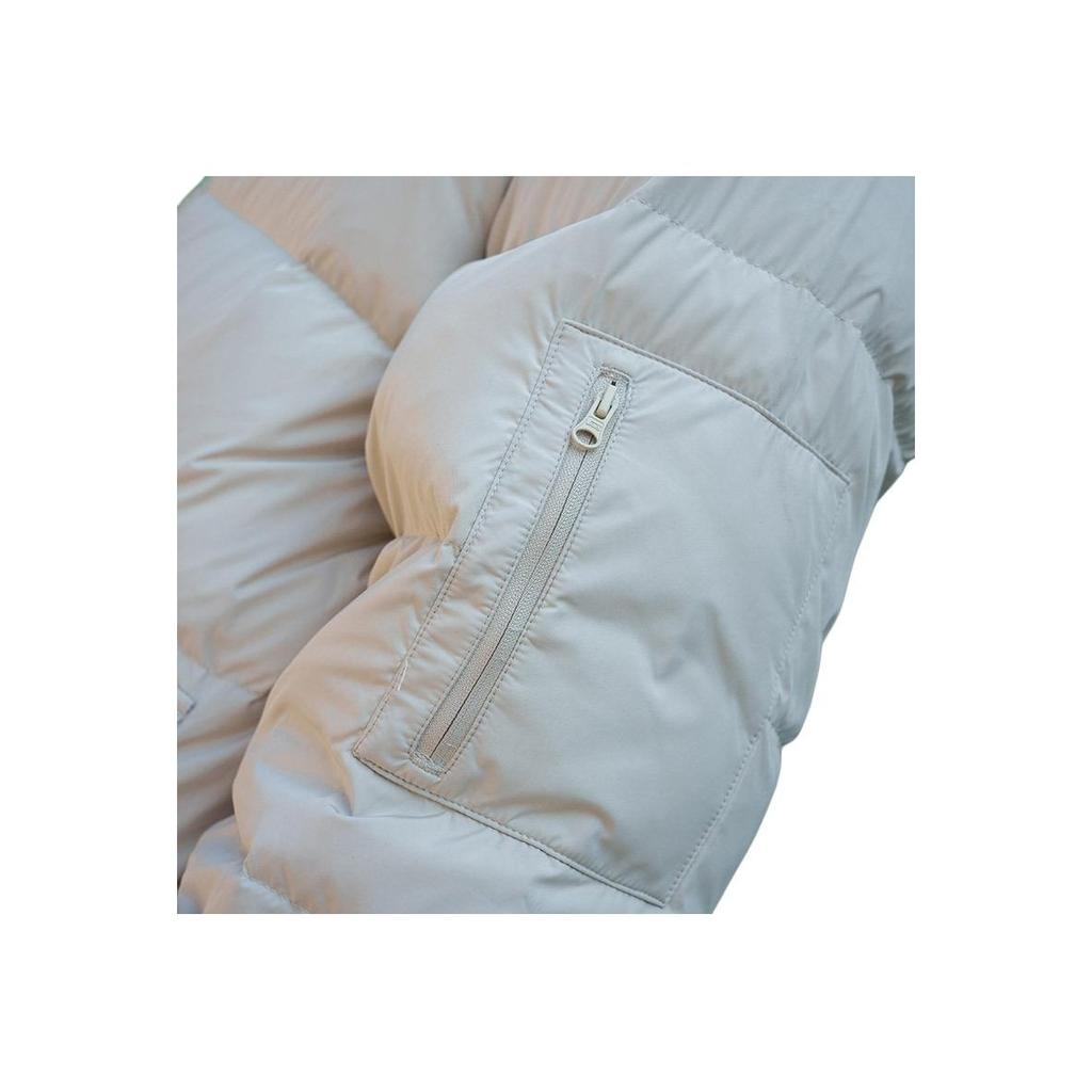 Vans Логотип с принтом однотонный воротник-стойка молния пуховик унисекс куртка овсянка VN0009132N1