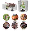 Wire Plant Protector from Animals Plant Protection Cage Set Tree Trunk Protector with Ground Stakes Ties for Garden Protection Keep Rabbit Fox Out