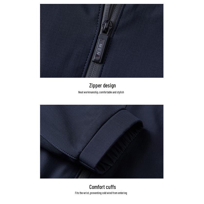 Pierre Cardin Men's Casual Business Stand-Collar Jacket