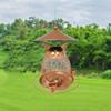 Cat-Shaped Parrot Feeding Station Squirrel-proof Bird Water Bowl Bird Feeder  Garden