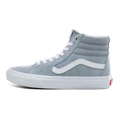 Sk8 Pig Suede противоскользящие прочные дышащие высокие кроссовки для скейтбординга унисекс светло-голубые VN0A4BV6V4Z