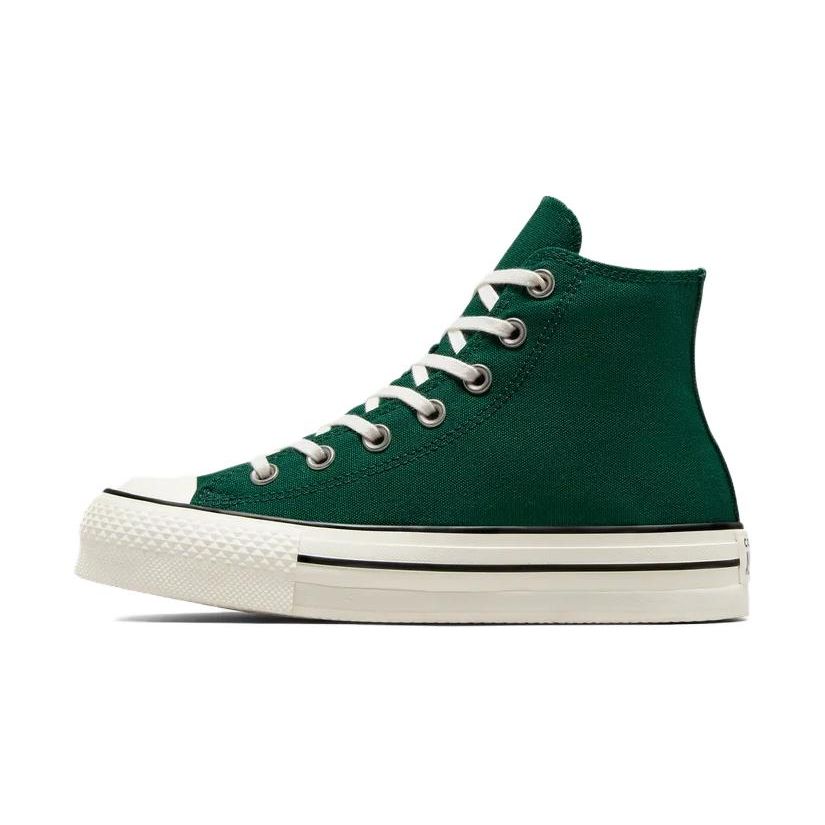 Converse Chuck Taylor All Star EVA Lift Durable Breathable High Top Canvas Shoes Kids Sneakers Green A09773C