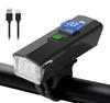 Bicycle Light LCD Screen with Digital Battery Level Display and Photosensitive USB 3500mAh 2000 High 5 Dimming LED IPX6 Easy Can Also Be Used As a