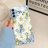 Flower, Bird, Lemon Pattern Tempered Glass Phone Case for Samsung Galaxy S26 S25 S24 S23 S22 S21 S20 fe/plus/Ultra Anti Drop