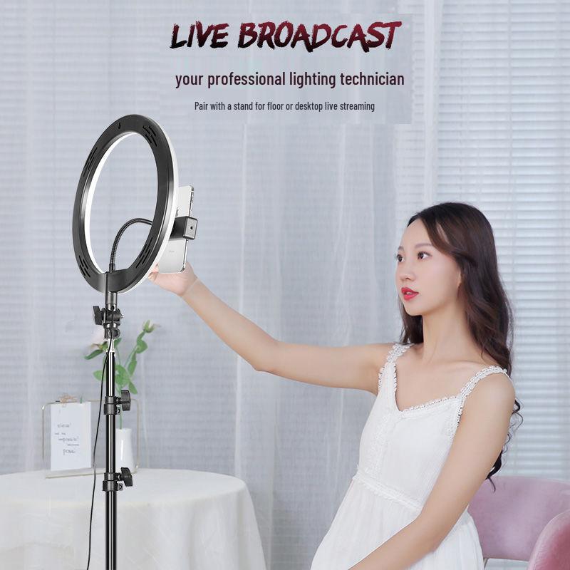 Multifunctional Live Streaming Stand with HD Fill Light & Tripod