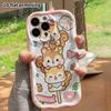 Чехол для телефона: 2D плоский дизайн, подходящий для защитного чехла iPhone 18, 17, 16, 15, 14, 13 Pro, Штабелируемая Белочка, идеальный для Рождества и Хэллоуина