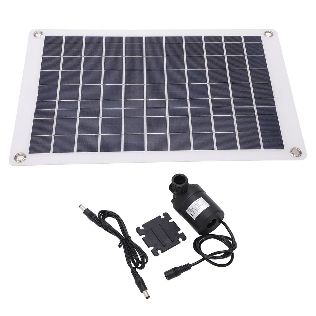 50W 12V Solar Water Pump Kit Powerful Water Fountain Pump for Car Boat Garden Fountain