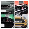 Для Mini S логотип автомобиля передний капот решетка значок эмблема наклейка наклейки для Cooper R50 R52 R53 R56 R57 R58 F55 F56 автомобильный стикер аксессуары