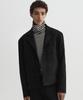 Dnsr Suede Crop Blazer Black