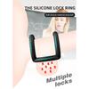 Многоразовые силиконовые кольца для пениса нескольких размеров, сексуальная задержка эрекции, удлинение члена, секс-игрушка для взрослых для мужчин, блокировка спермы