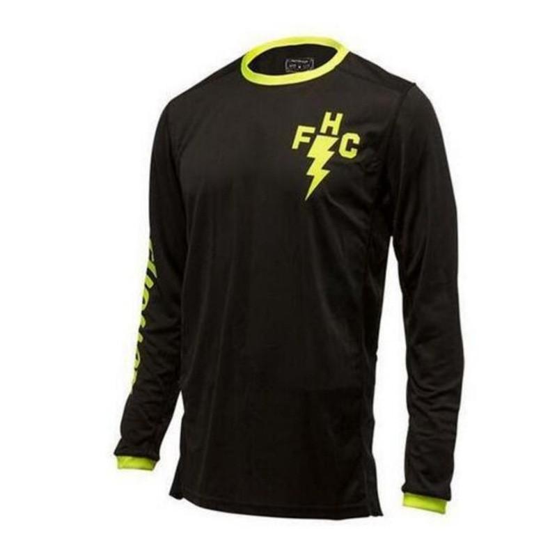 FASTHOUSE Mens Cycling Jersey Long Sleeve Quick Dry Mountain Bike Outdoor Offroad Sports