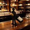 Sturdy Wine Organizer 3D Printed Cowboy Rack, Creative Bottle Holder, Stable Desktop Dining Room Table Centerpiece Art Ornament for Home Kitchen